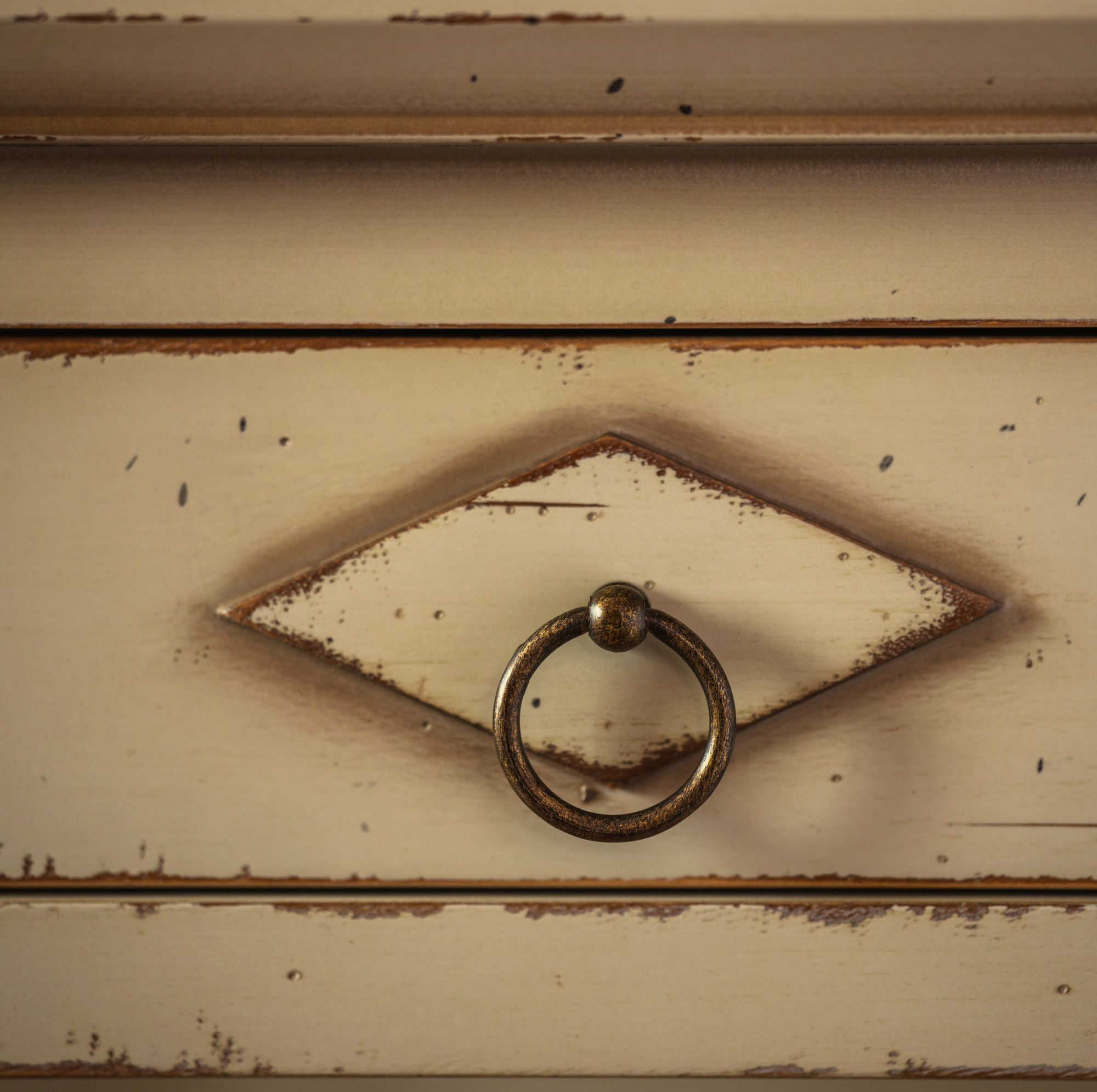 Antique furniture detail in a room at Glòria de Sant Jaume