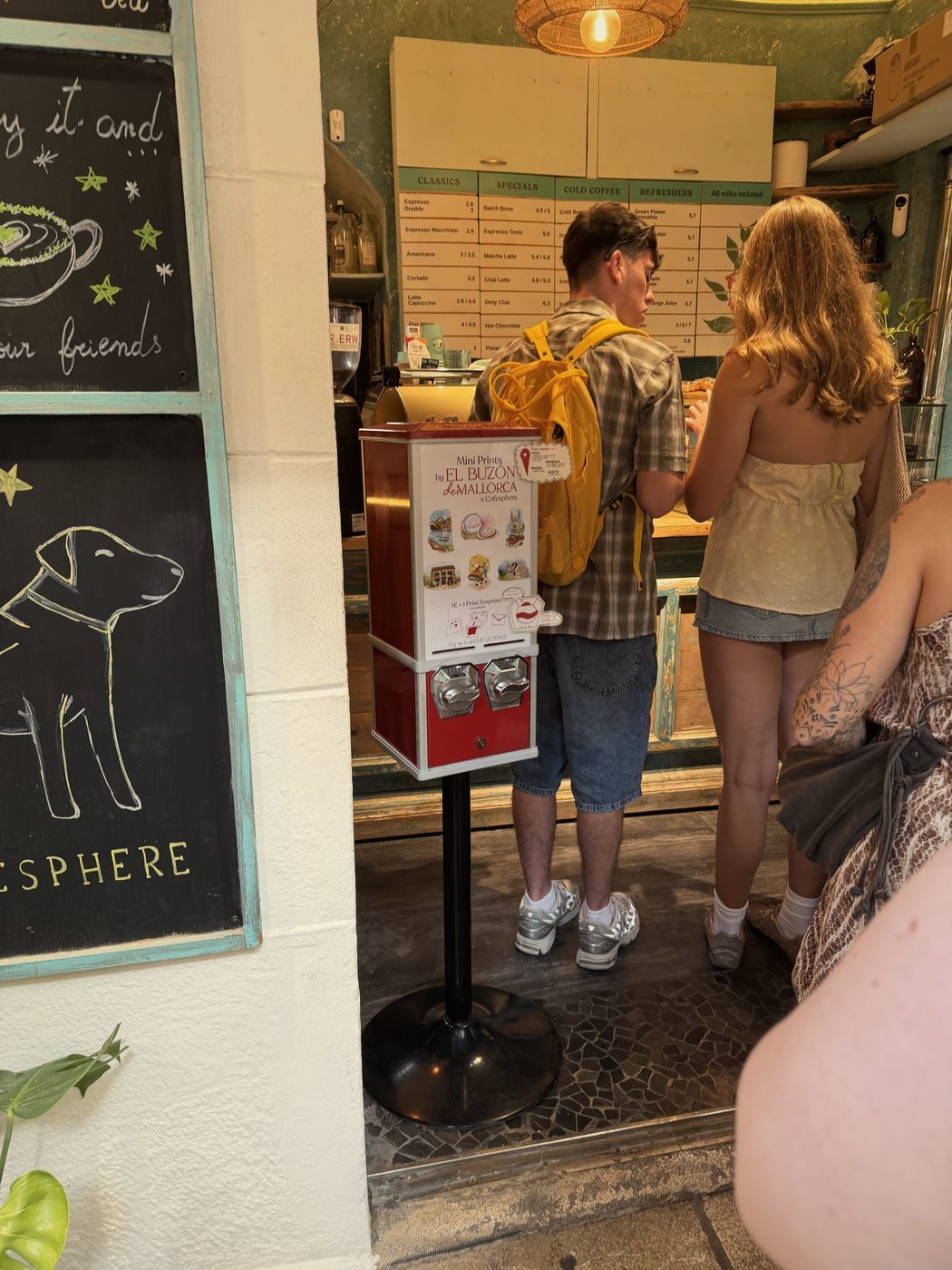 Cafésphère and the Mini Prints Mallorca machine in Palma