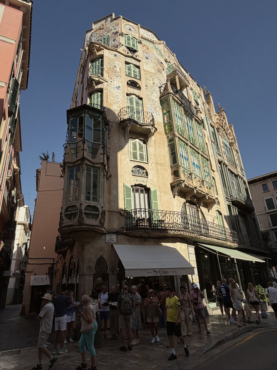 The corner of Can Forteza Rey in Palma old town