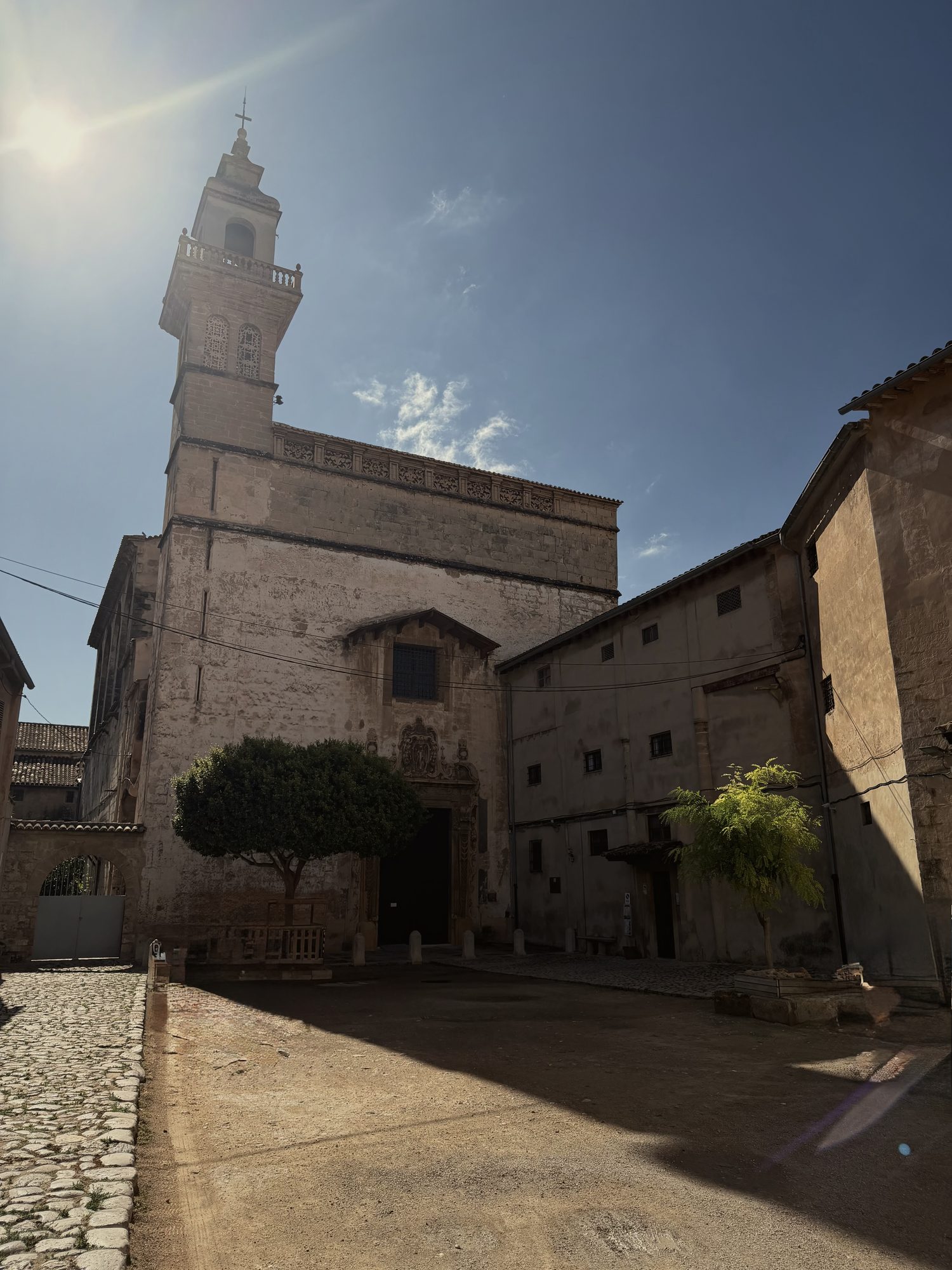 The bell tower of Santa Clara in Palma